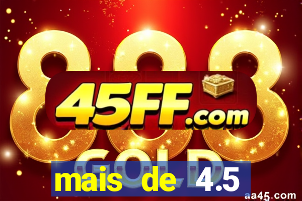 mais de 4.5 escanteios o que significa